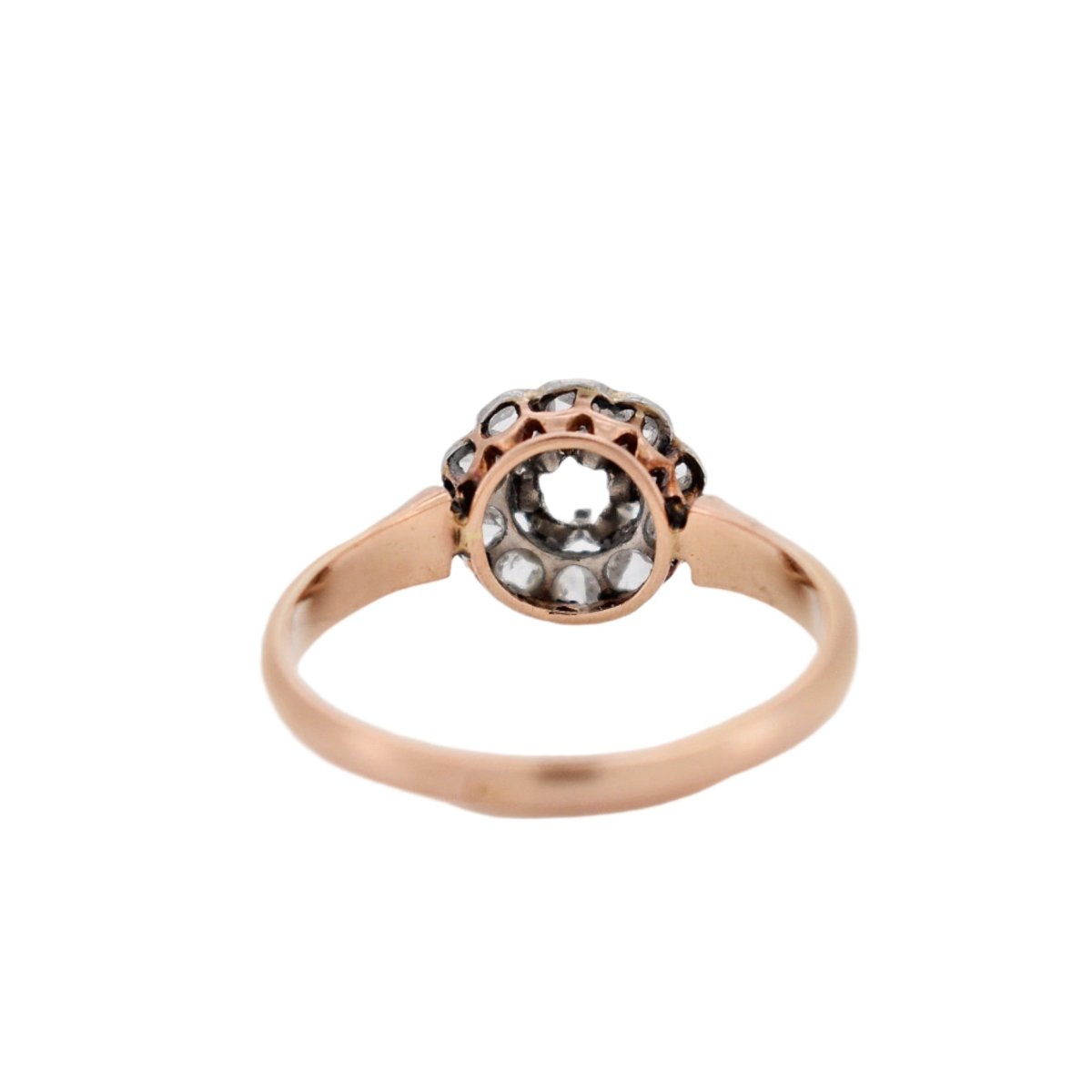 Bague Marguerite en or rose et diamants - Castafiore
