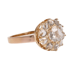 Bague Marguerite en or rose et diamants - Castafiore