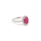 Bague Marguerite en or, rubis et diamants. - Castafiore