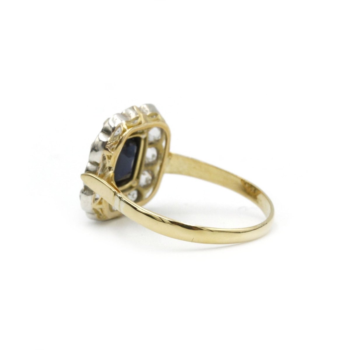 Bague Marguerite en or, saphir et diamants - Castafiore