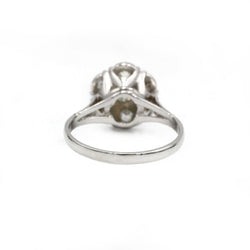 Bague Marguerite en platine et diamants - Castafiore