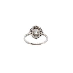 Bague Marguerite en platine et diamants - Castafiore