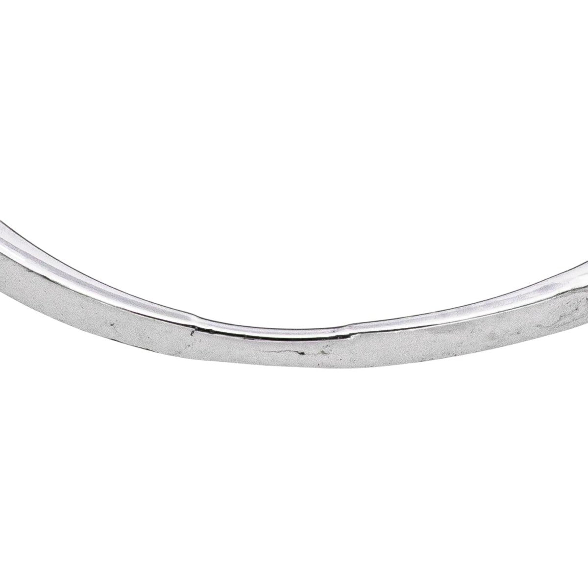 Bague Marguerite en platine, saphir et diamants - Castafiore