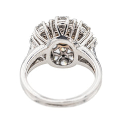 Bague Marguerite Or blanc Diamant - Castafiore