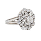 Bague Marguerite Or blanc Diamant - Castafiore