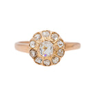 Bague Marguerite Or rose Diamant - Castafiore