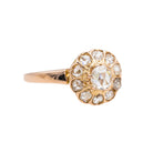 Bague Marguerite Or rose Diamant - Castafiore