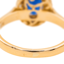 Bague Marguerite Or rose Saphir - Castafiore