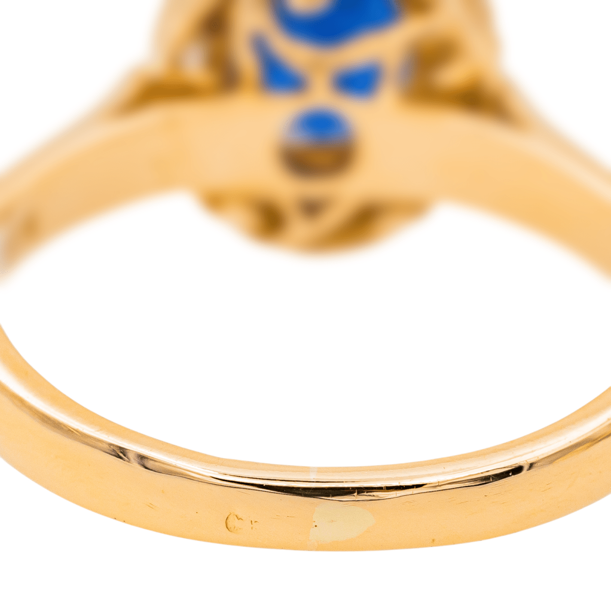 Bague Marguerite Or rose Saphir - Castafiore