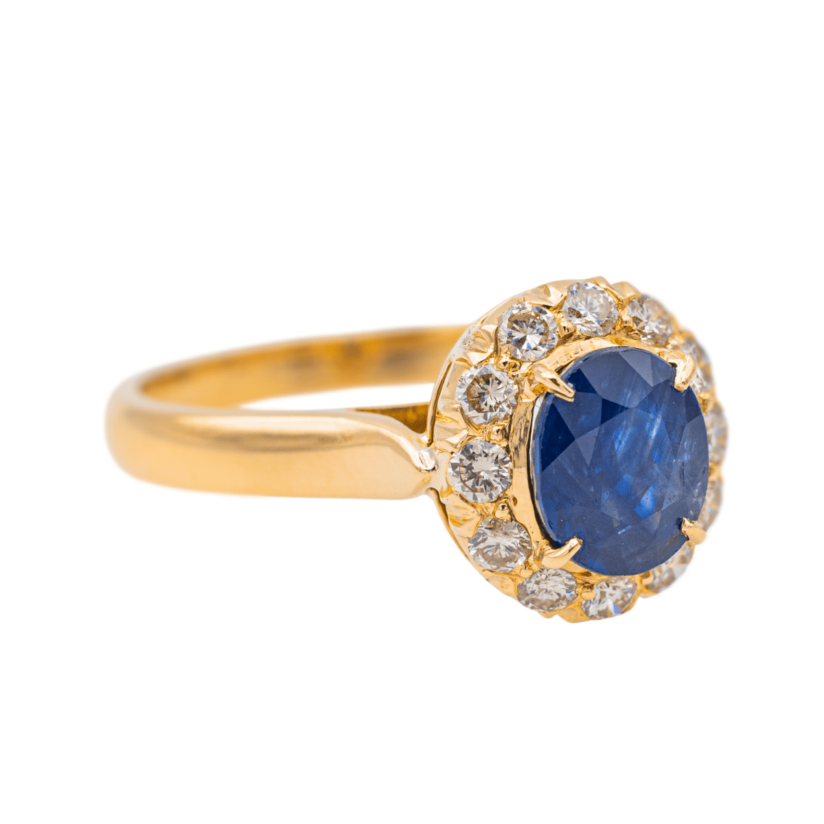 Bague Marguerite Or rose Saphir - Castafiore