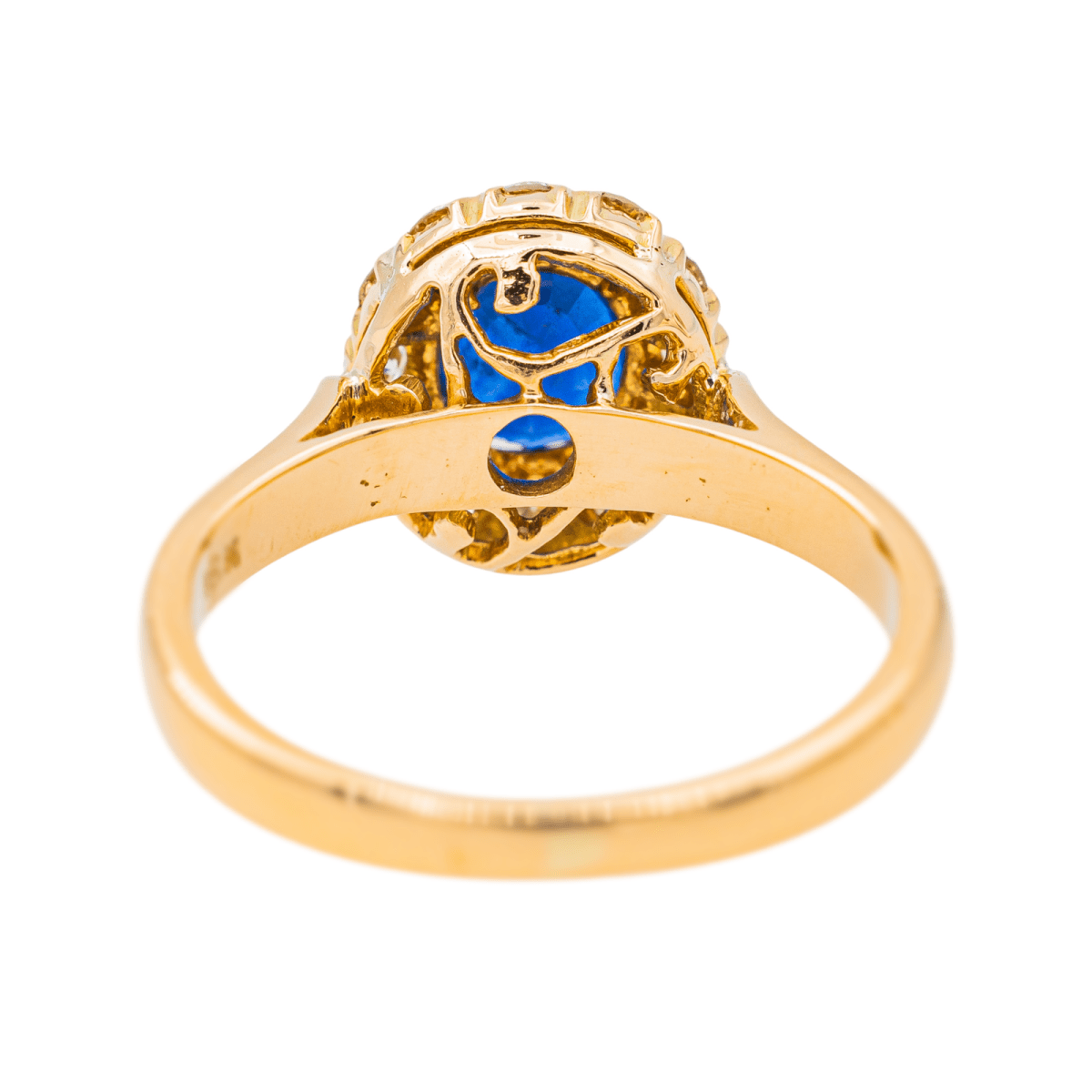 Bague Marguerite Or rose Saphir - Castafiore