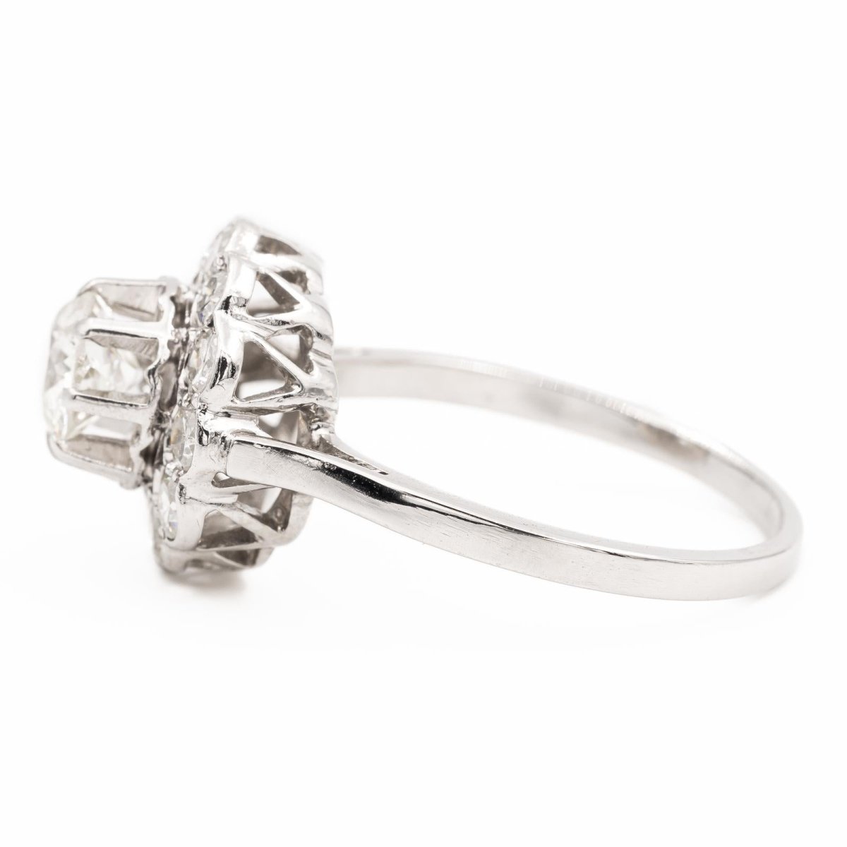 Bague Marguerite Platine Diamant - Castafiore
