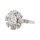 Bague Marguerite Platine Diamant - Castafiore