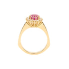 Bague marguerite saphir rose 1,3 ct - Castafiore