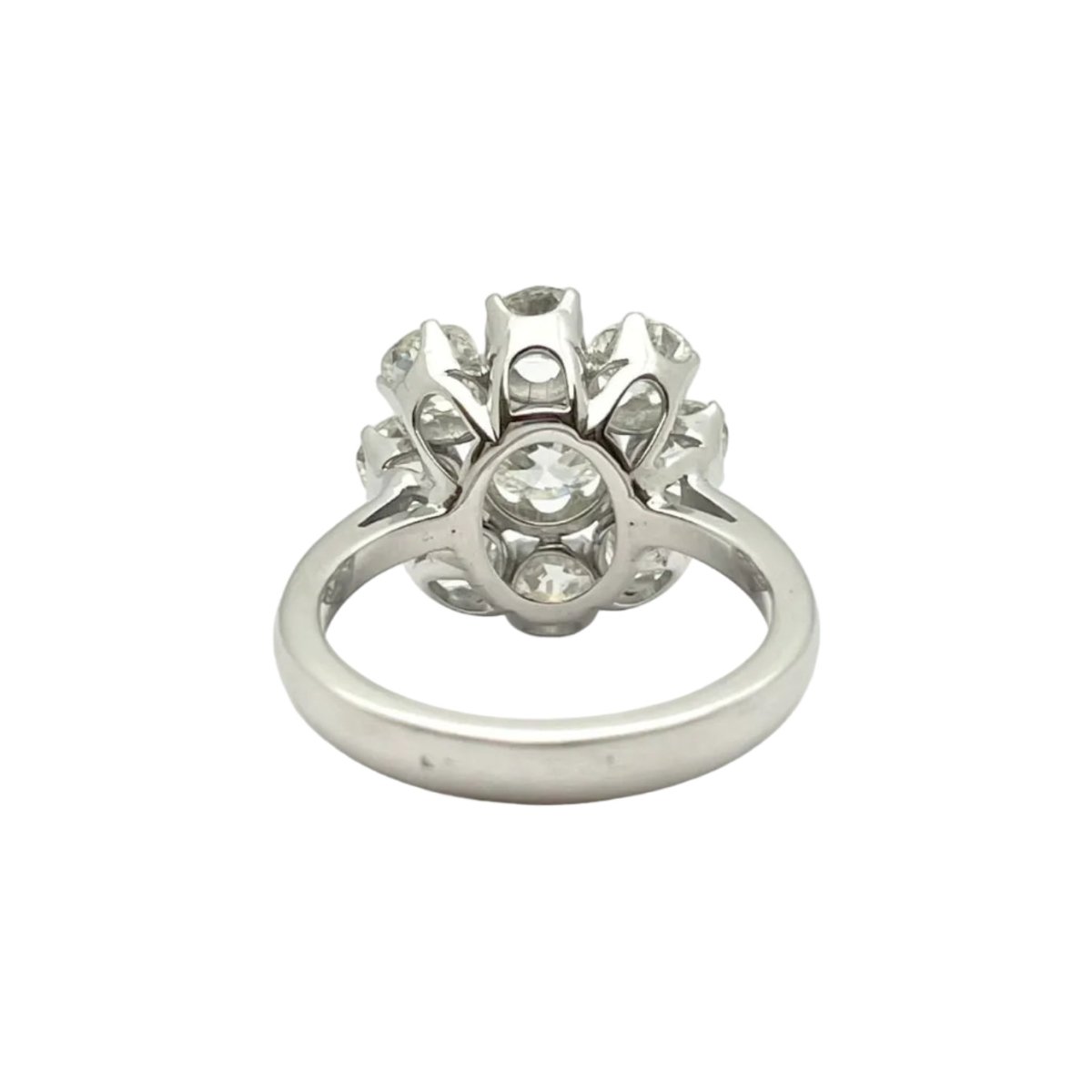 Bague Marguerite TIFFANY & CO. en or blanc et diamants - Castafiore