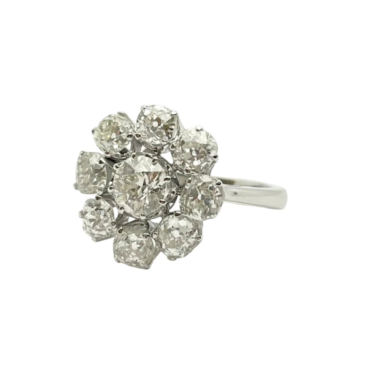 Bague Marguerite TIFFANY & CO. en or blanc et diamants - Castafiore