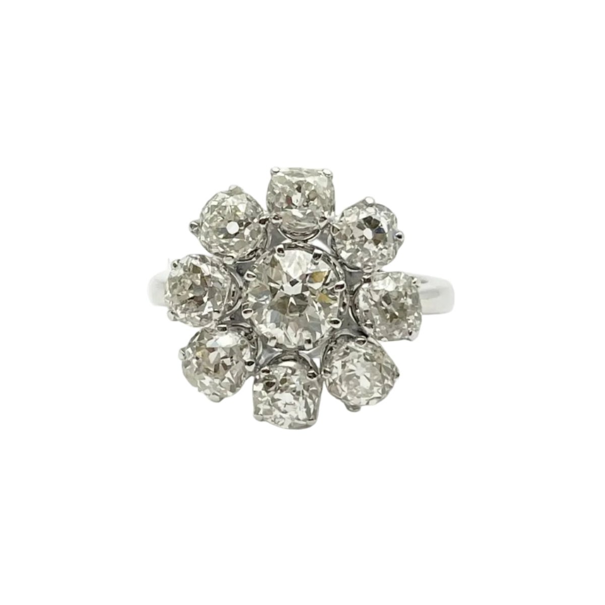 Bague Marguerite TIFFANY & CO. en or blanc et diamants - Castafiore