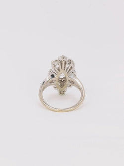 Bague marquise diamants 3,1 carats - Castafiore