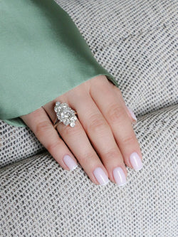 Bague marquise diamants 3,1 carats - Castafiore