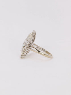 Bague marquise diamants 3,1 carats - Castafiore