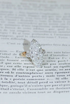 Bague marquise diamants or rose et platine - Castafiore