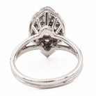 Bague Marquise Or blanc Diamant - Castafiore