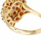 Bague Marquise Or jaune Grenat - Castafiore