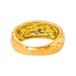 Bague matelassée Or jaune - Castafiore