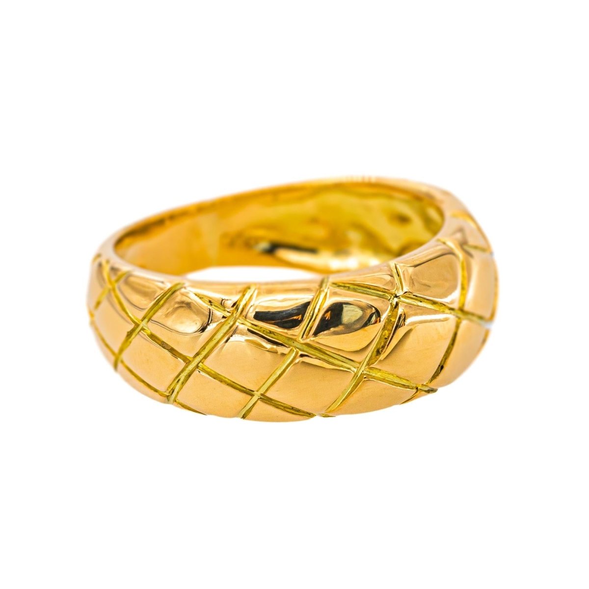 Bague matelassée Or jaune - Castafiore