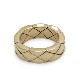 Bague Matelassée Or jaune - CHANEL - Castafiore