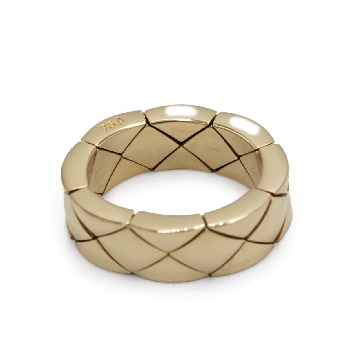 Bague Matelassée Or jaune - CHANEL - Castafiore