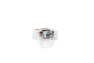 Bague Mauboussin aigue - marine en or blanc 18k - Castafiore