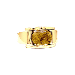 Bague MAUBOUSSIN "Alessandra" en or jaune et citrine - Castafiore