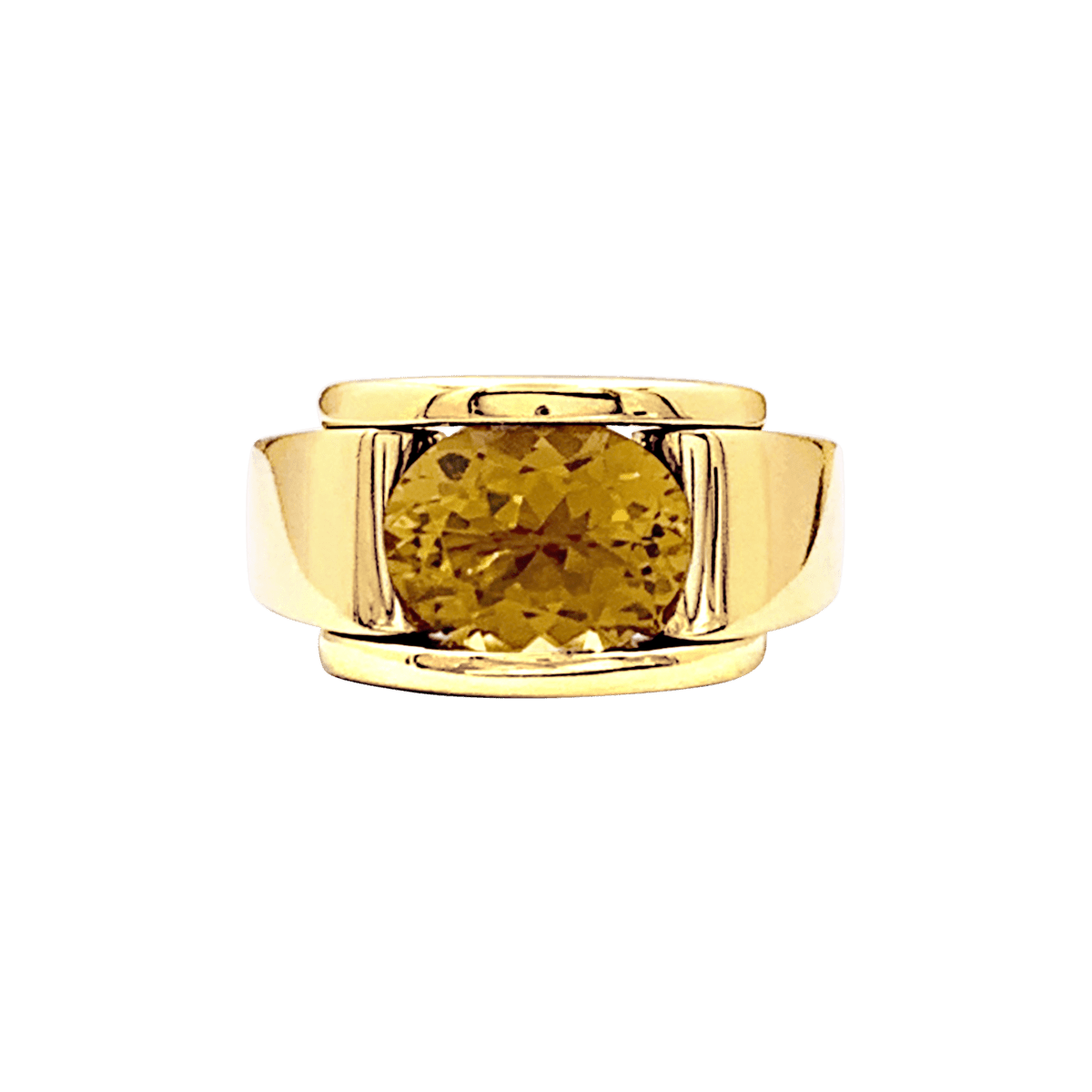 Bague MAUBOUSSIN "Alessandra" en or jaune et citrine - Castafiore