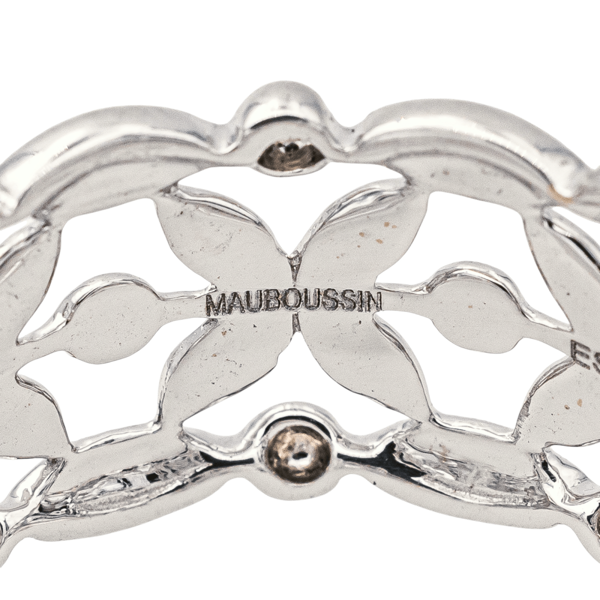 Bague Mauboussin Bandeau en or blanc - Castafiore