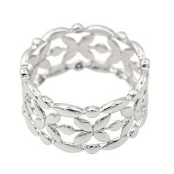 Bague Mauboussin Bandeau en or blanc - Castafiore