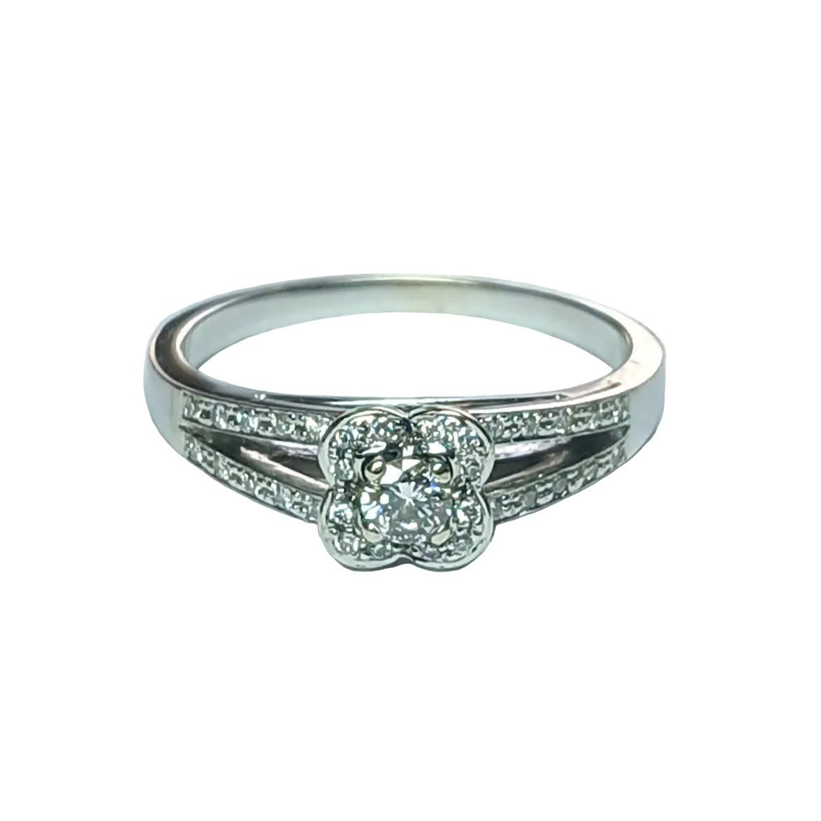 Bague MAUBOUSSIN Chance of love en or gris et diamant - Castafiore