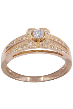 Bague MAUBOUSSIN "Chance of love " en or rose et diamants - Castafiore