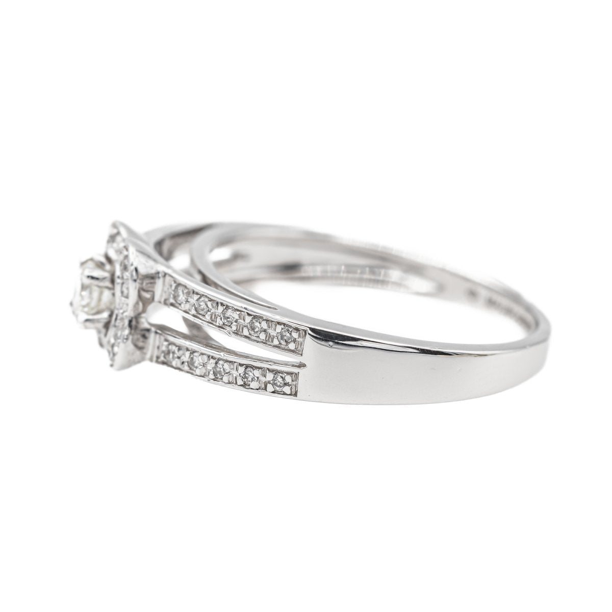 Bague MAUBOUSSIN "Chance of Love N°1" en or blanc et diamants - Castafiore