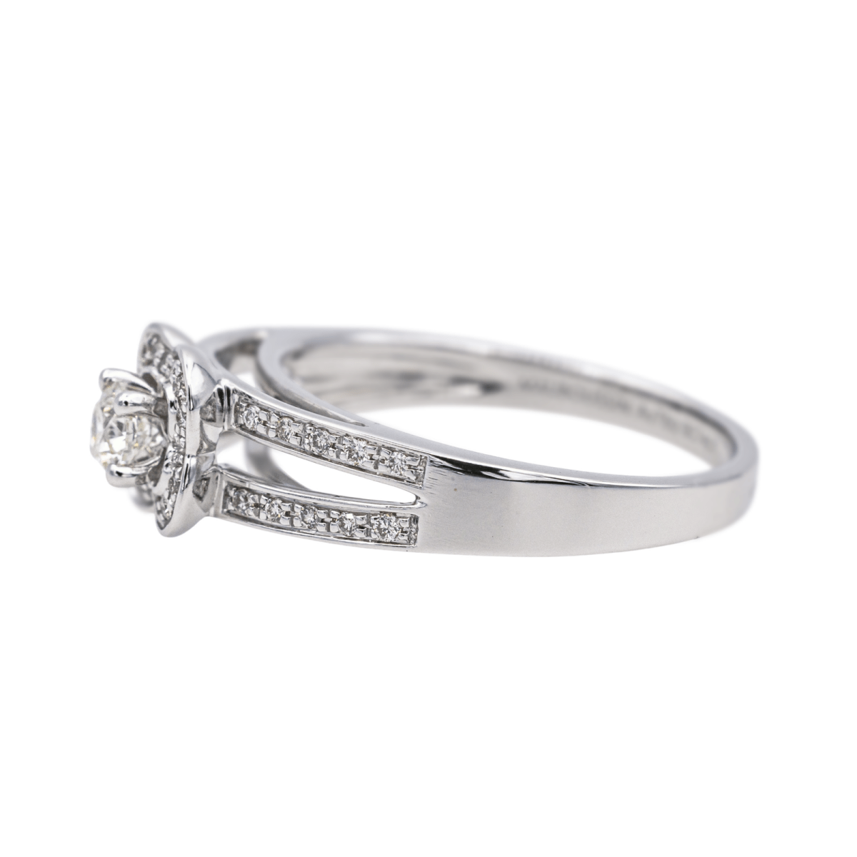 Bague MAUBOUSSIN "Chance of Love N°2" en or blanc et diamants - Castafiore