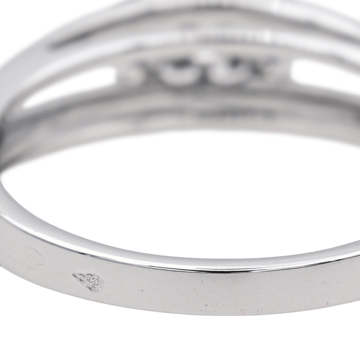 Bague MAUBOUSSIN "Chance of Love N°2" en or blanc et diamants - Castafiore