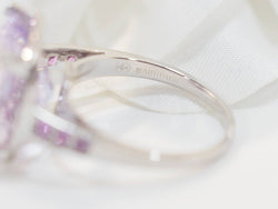 Bague Mauboussin "Couleur d'Amour" en or blanc et Améthyste - Castafiore