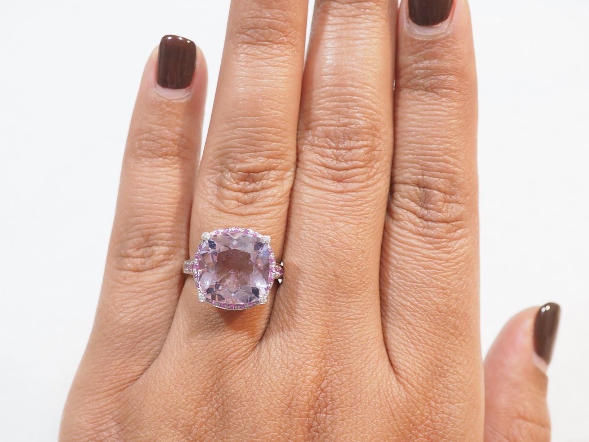 Bague Mauboussin "Couleur d'Amour" en or blanc et Améthyste - Castafiore