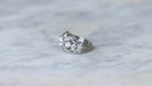 Bague Mauboussin Diamant Coussin 1.57 Cts sur Platine - Castafiore