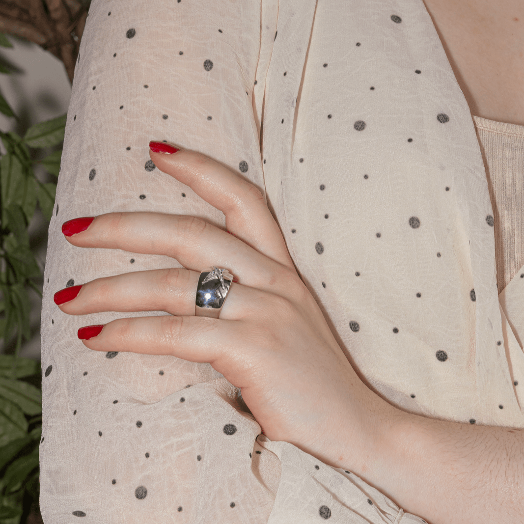 Bague Mauboussin Etoile divine en or blanc et diamant - Castafiore