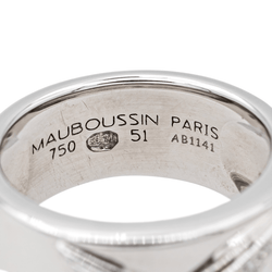 Bague MAUBOUSSIN "Étoile Divine" en or blanc, or jaune et diamants - Castafiore