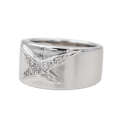 Bague MAUBOUSSIN "Étoile Divine" en or blanc, or jaune et diamants - Castafiore