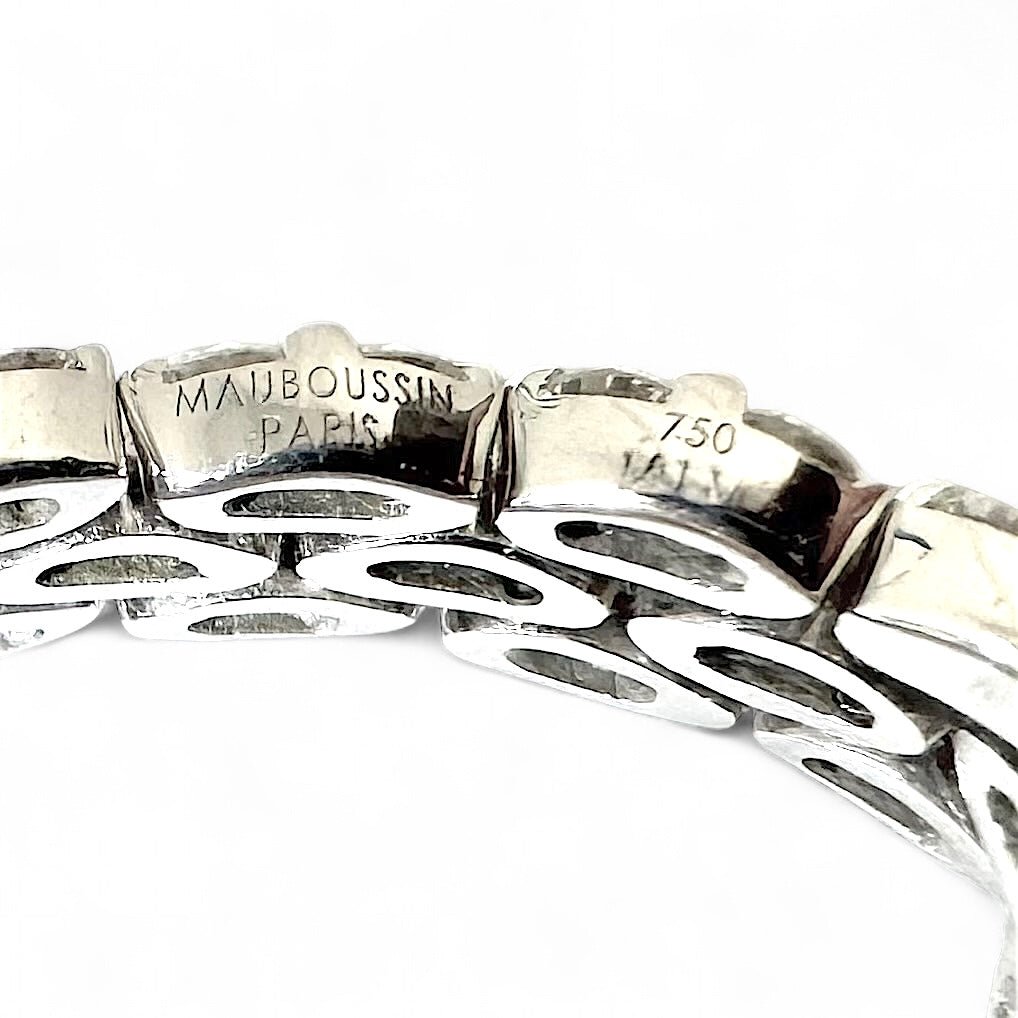 Bague MAUBOUSSIN "Je le veux" en or blanc - Castafiore