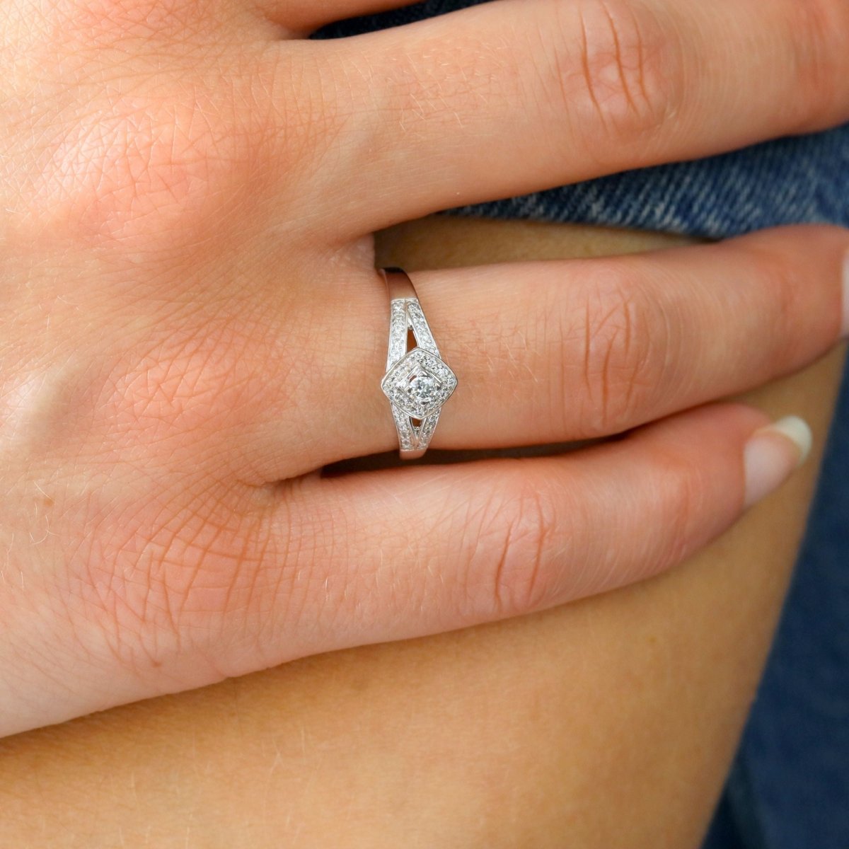 Ring Mauboussin diamonds white gold Love My Love