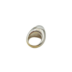 Bague MAUBOUSSIN "Transparence" en or blanc, cristal de roche et diamant - Castafiore